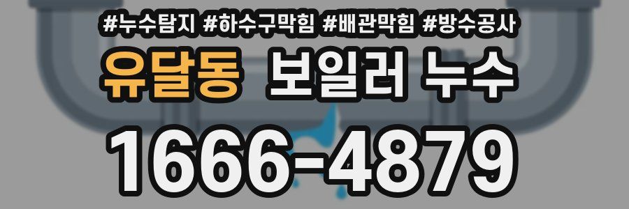유달동 보일러 누수