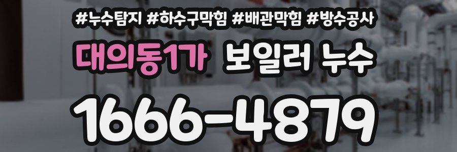 대의동1가 보일러 누수
