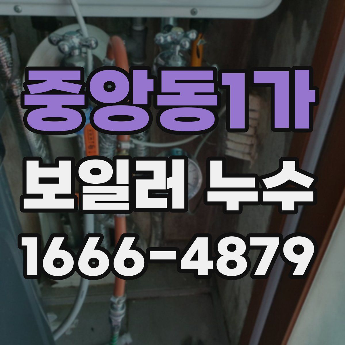 중앙동1가 보일러 누수