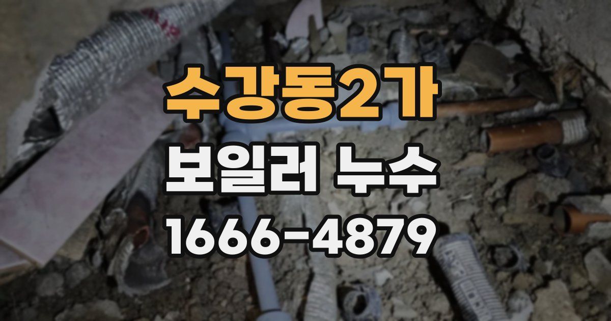 수강동2가 보일러 누수