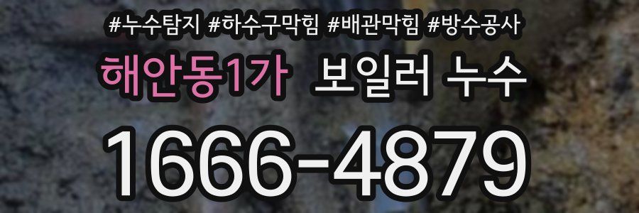 해안동1가 보일러 누수
