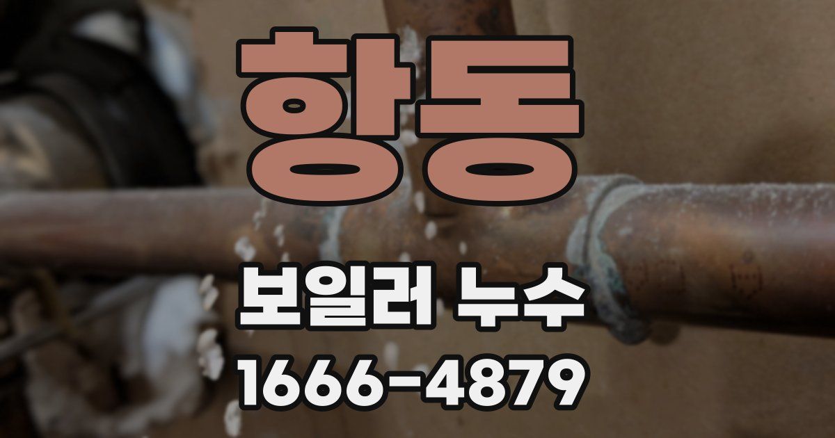 항동 보일러 누수