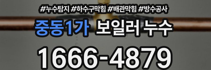 중동1가 보일러 누수