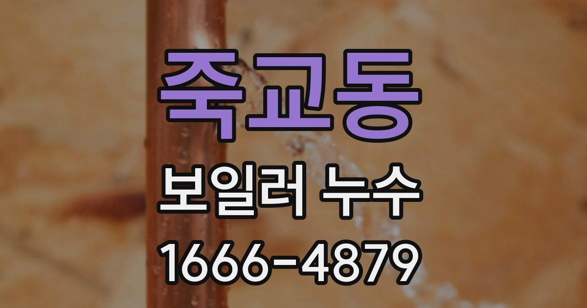 죽교동 보일러 누수