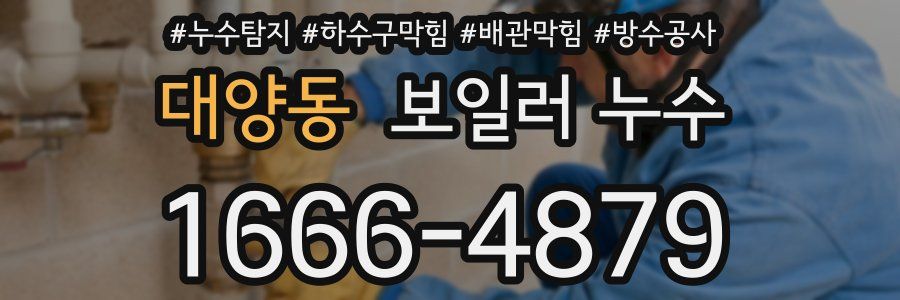 대양동 보일러 누수