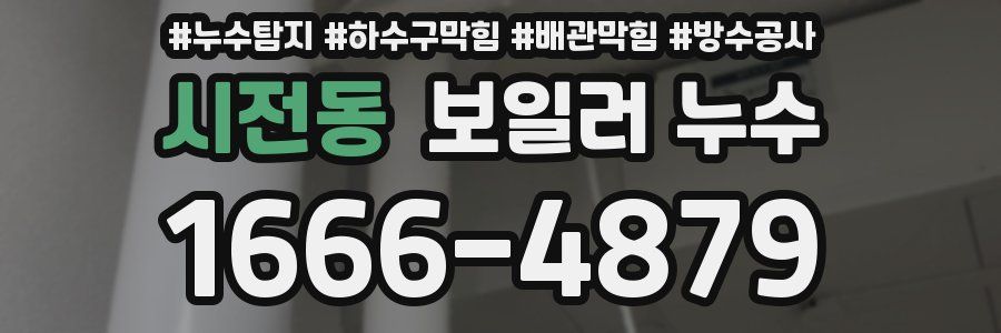 시전동 보일러 누수