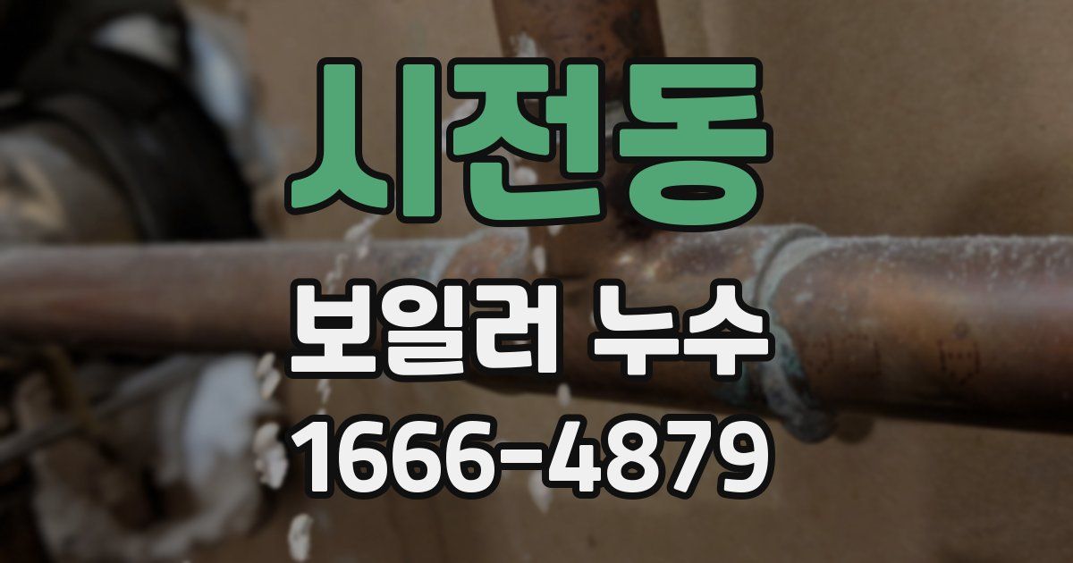 시전동 보일러 누수
