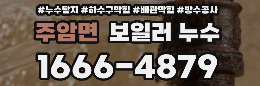 주암면 보일러 누수