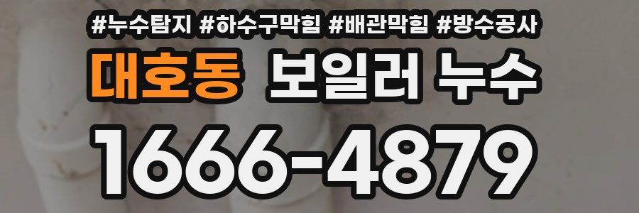 대호동 보일러 누수