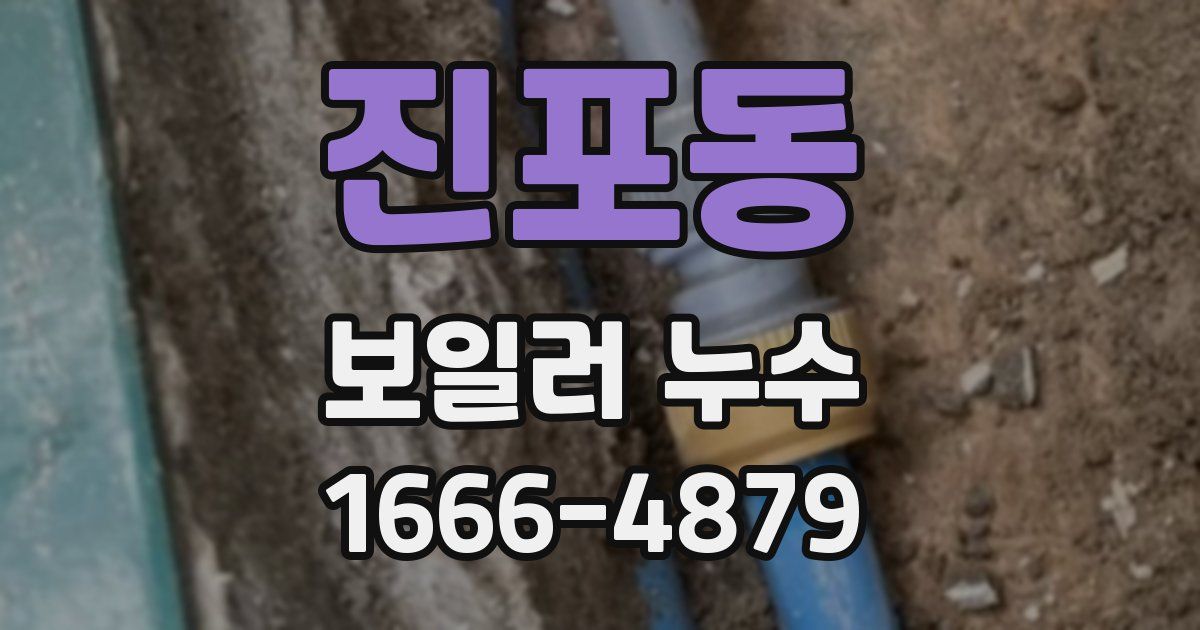 진포동 보일러 누수