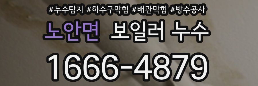 노안면 보일러 누수
