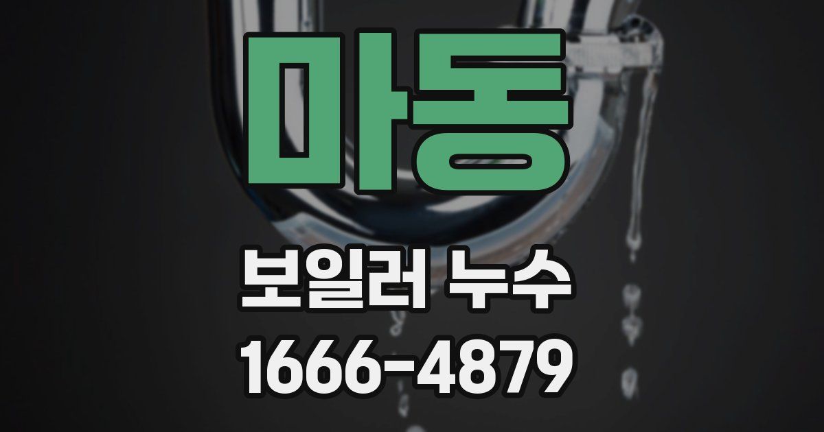 마동 보일러 누수