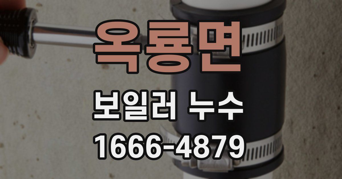 옥룡면 보일러 누수