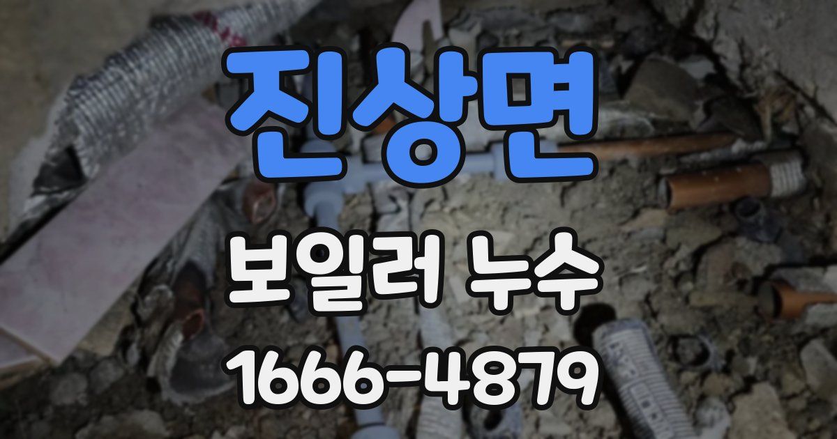 진상면 보일러 누수