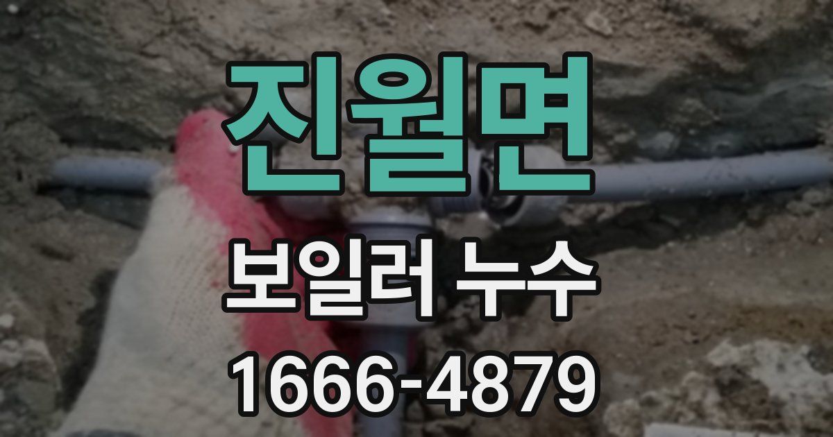 진월면 보일러 누수
