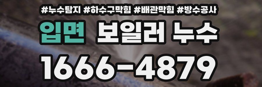 입면 보일러 누수