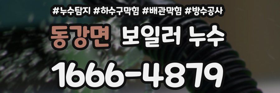 동강면 보일러 누수
