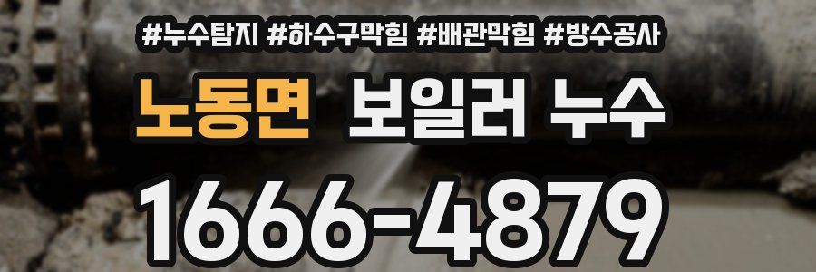 노동면 보일러 누수