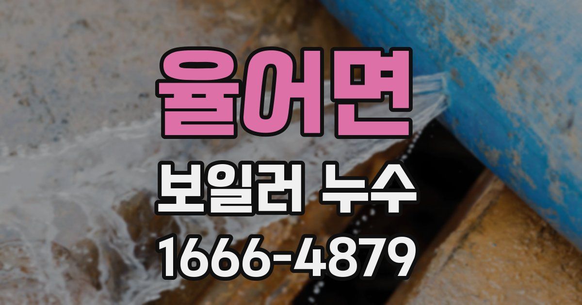 율어면 보일러 누수
