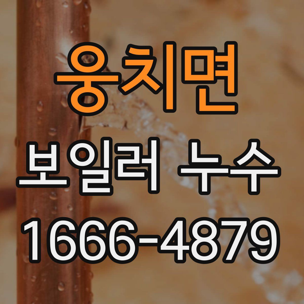 웅치면 보일러 누수