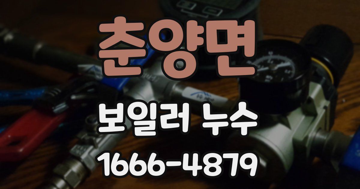 춘양면 보일러 누수