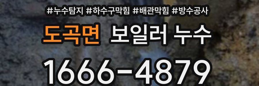 도곡면 보일러 누수