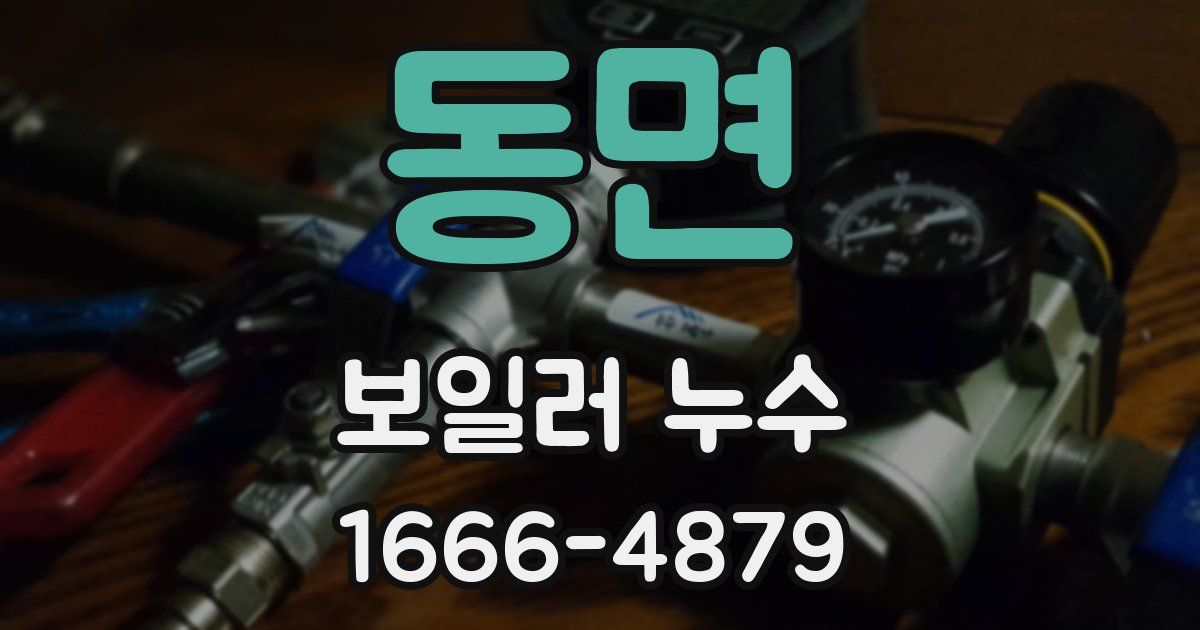 동면 보일러 누수