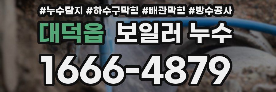대덕읍 보일러 누수