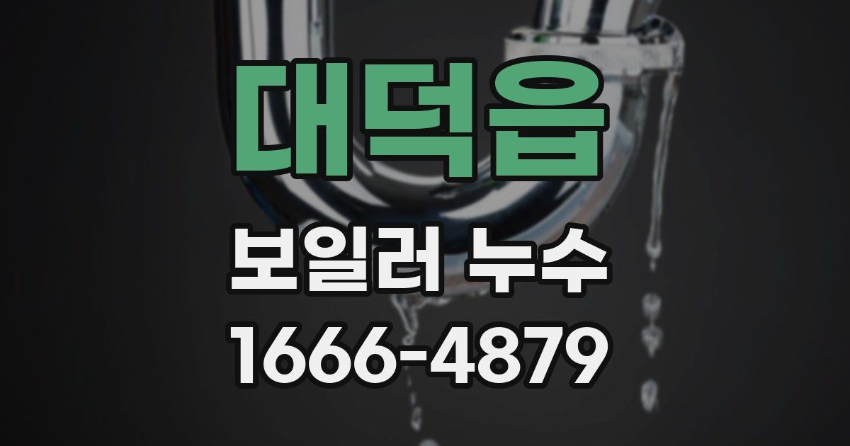 대덕읍 보일러 누수
