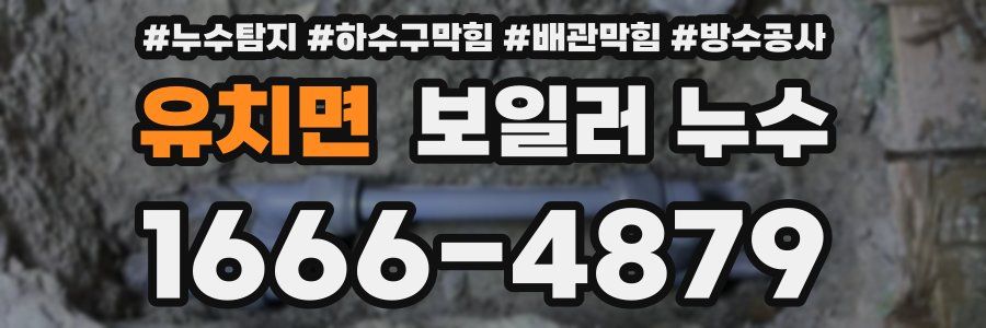 유치면 보일러 누수