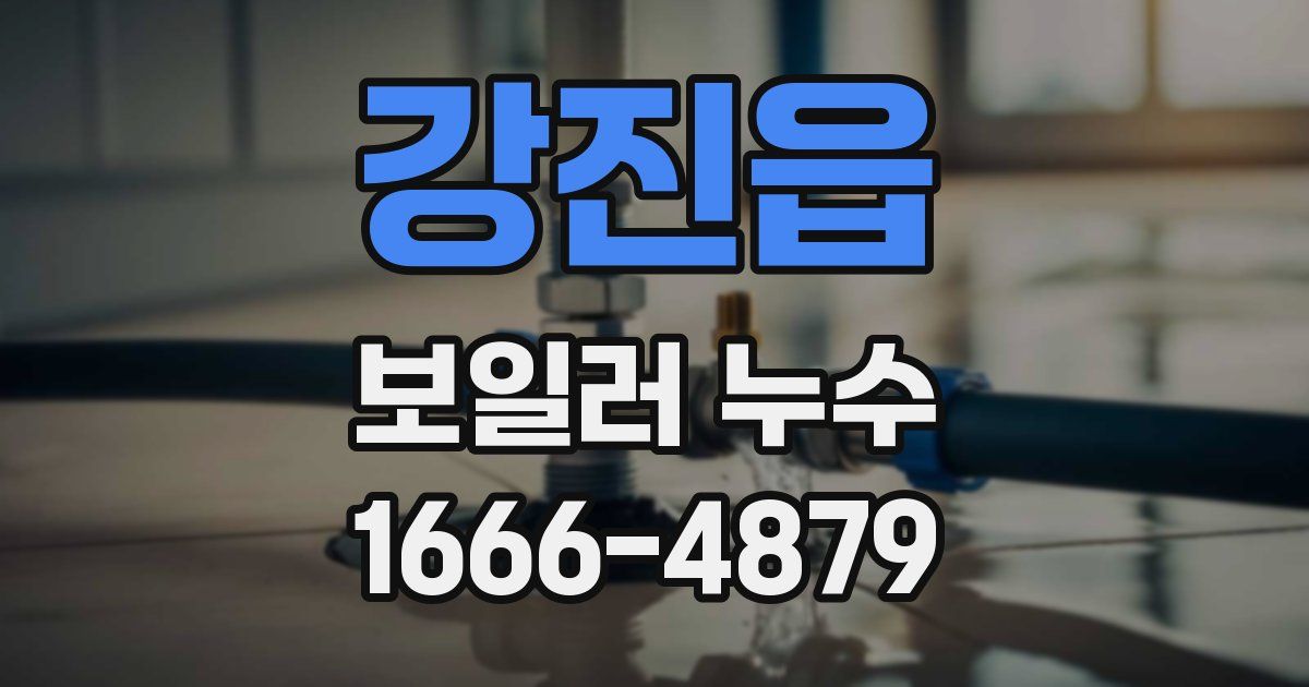 강진읍 보일러 누수