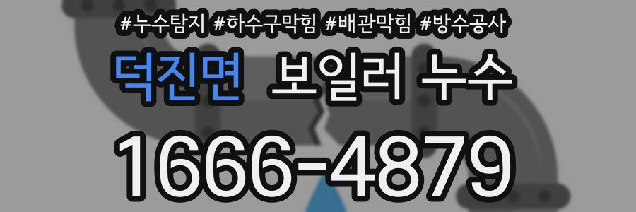 덕진면 보일러 누수