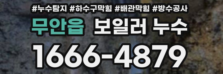 무안읍 보일러 누수
