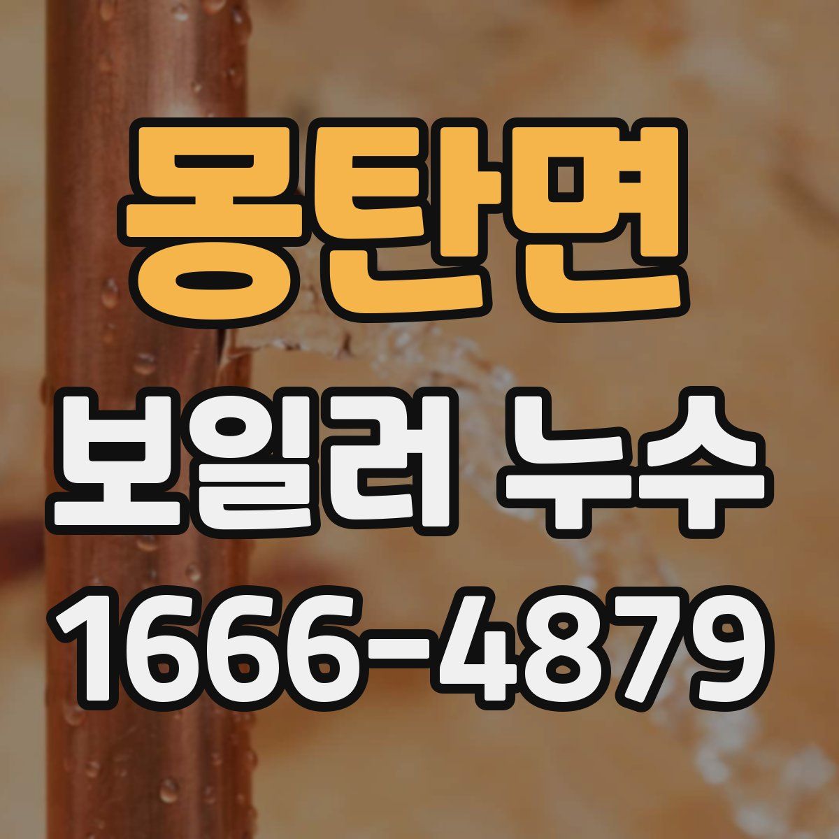 몽탄면 보일러 누수