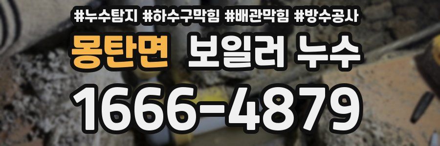 몽탄면 보일러 누수