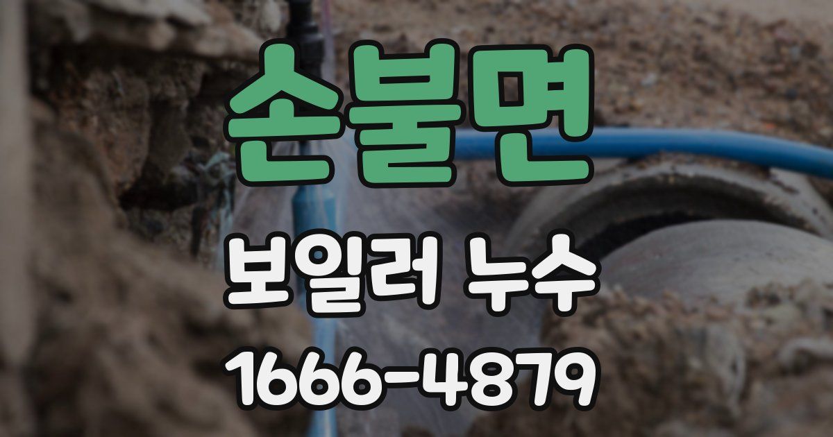 손불면 보일러 누수