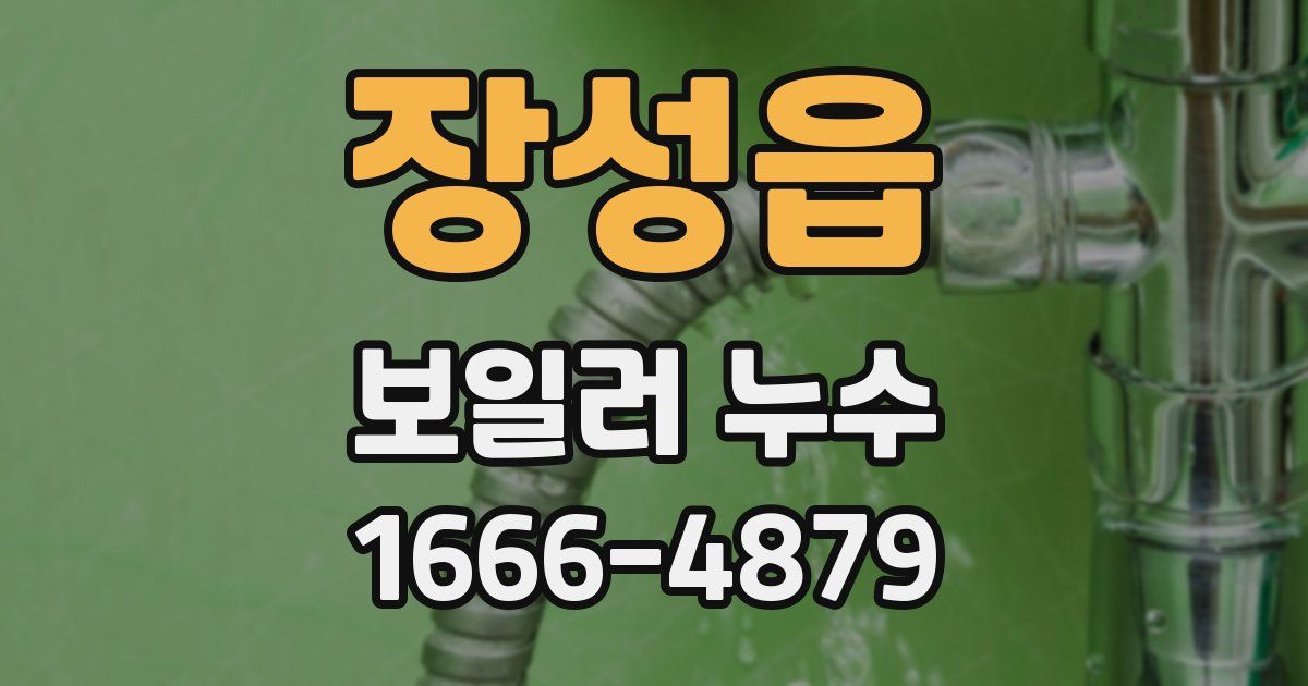 장성읍 보일러 누수