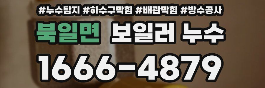 북일면 보일러 누수