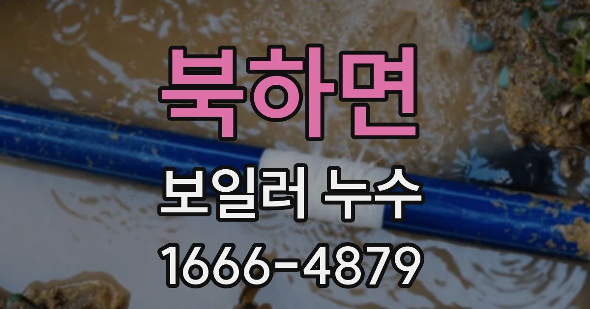 북하면 보일러 누수