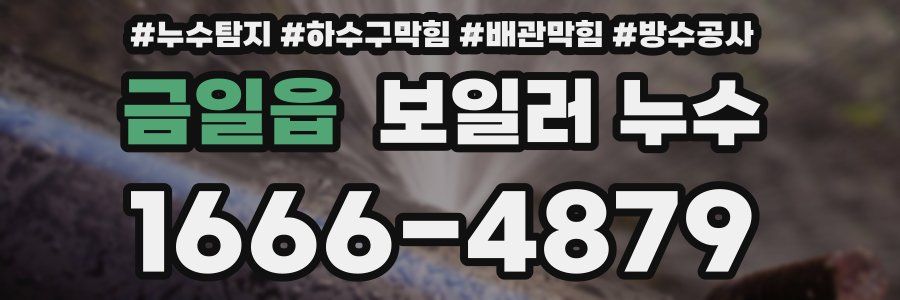 금일읍 보일러 누수