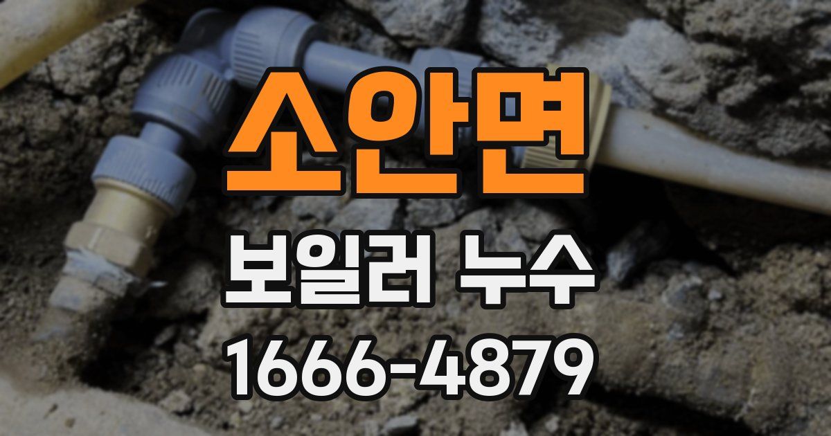 소안면 보일러 누수