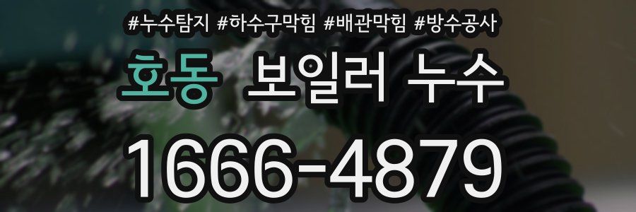 호동 보일러 누수