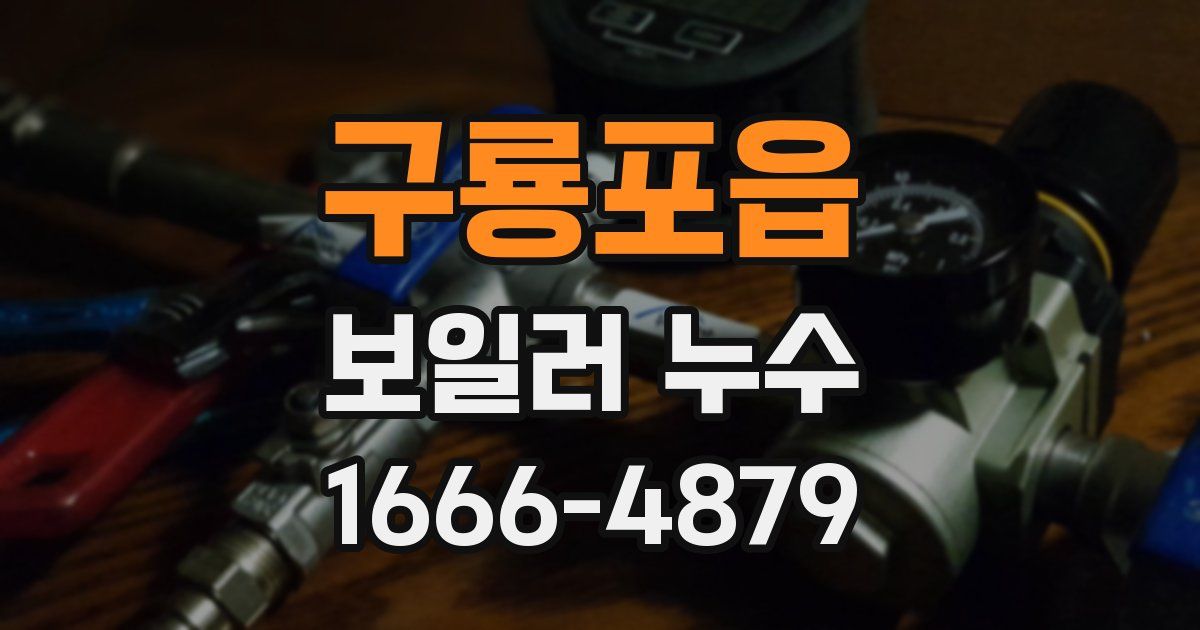 구룡포읍 보일러 누수