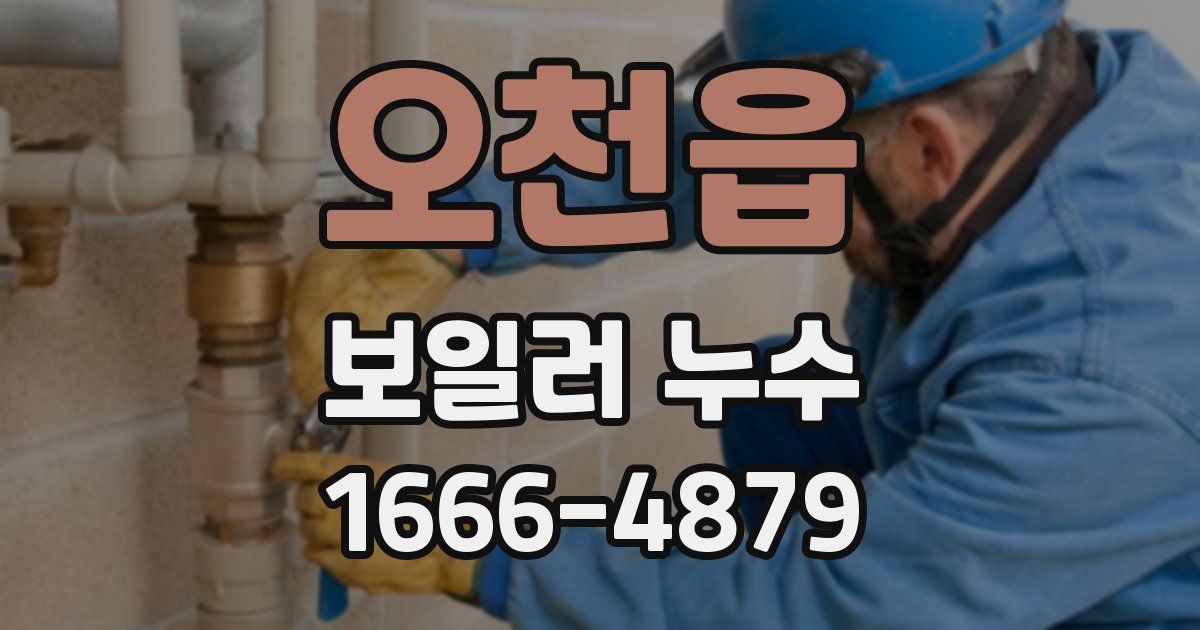 오천읍 보일러 누수