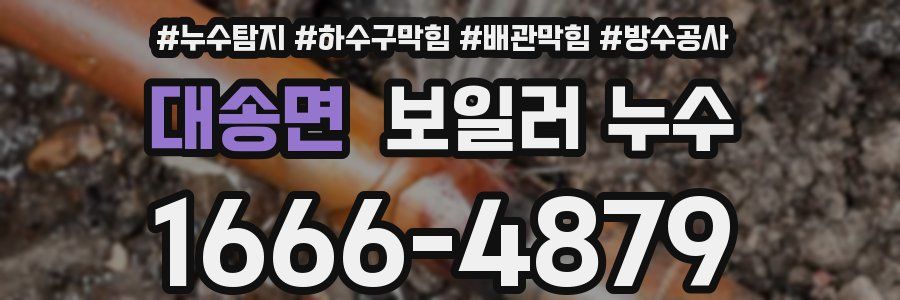 대송면 보일러 누수