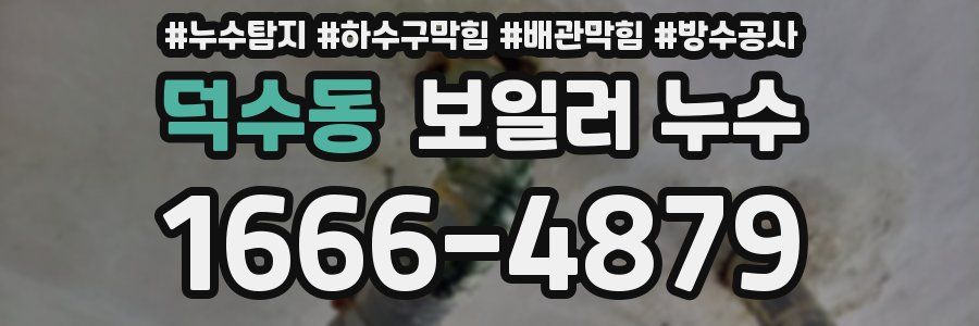 덕수동 보일러 누수