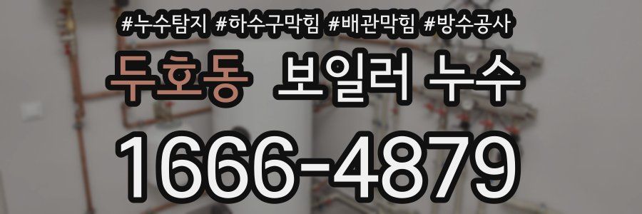 두호동 보일러 누수