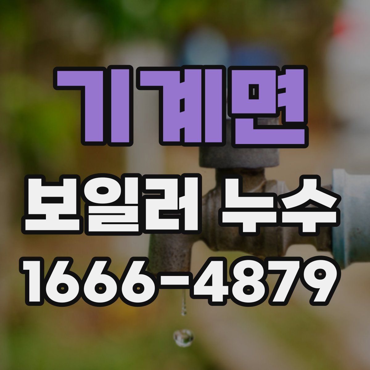 기계면 보일러 누수