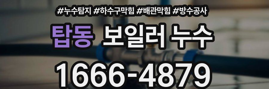 탑동 보일러 누수