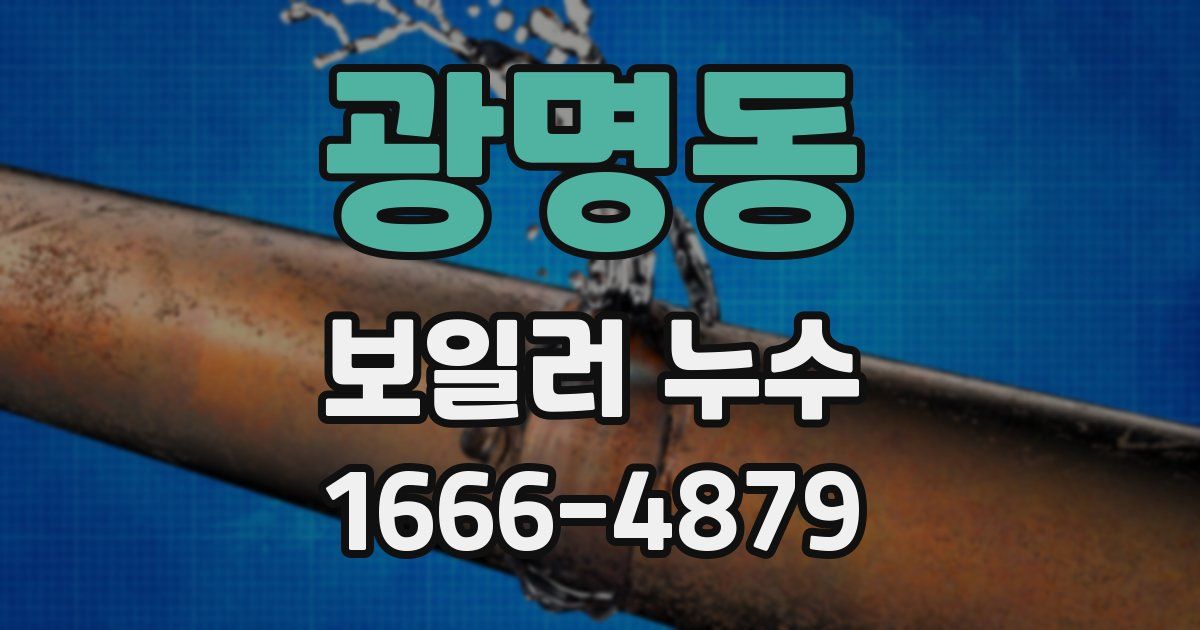 광명동 보일러 누수